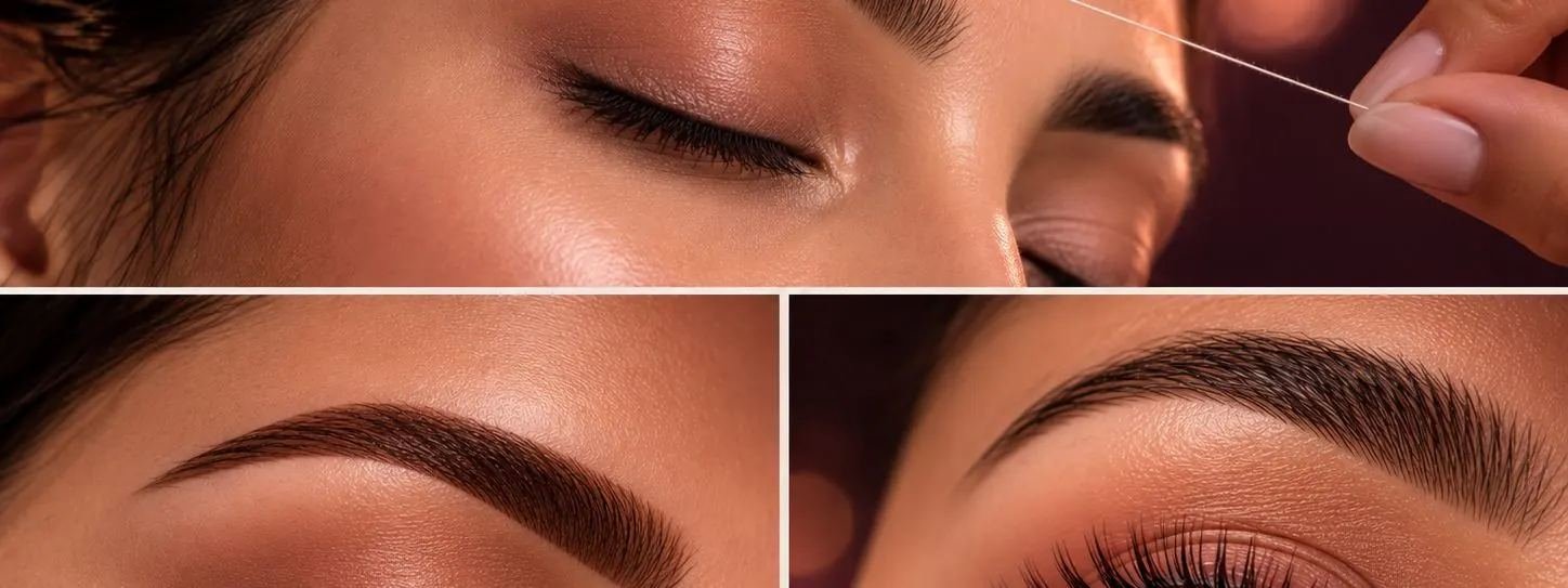 Threading at Brow Thread